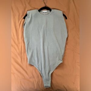 DANIELLE BERNSTEIN Shoulder Pad Bodysuit